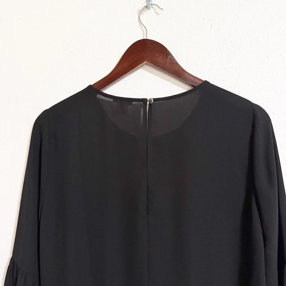 J. Crew Peplum Hem Flare Sleeve Blouse